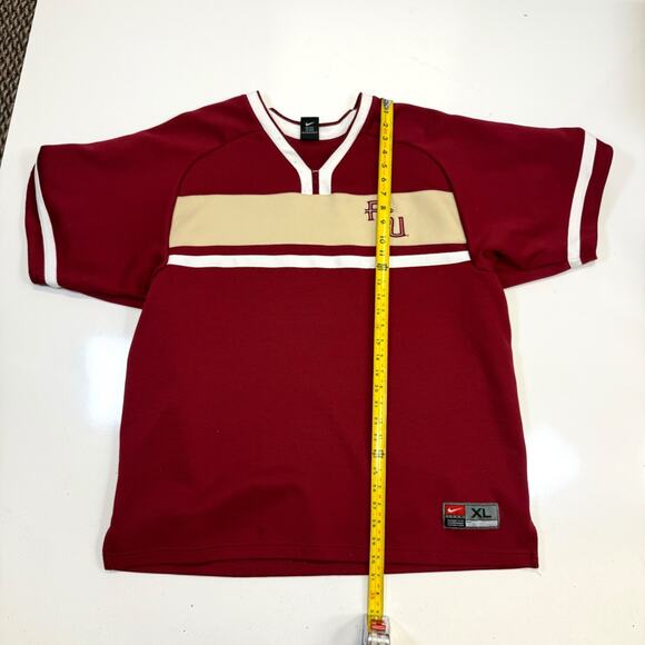 Florida State Seminoles Jersey Mens XL Maroon Red Blank Nike Team FSU - Picture 7 of 9